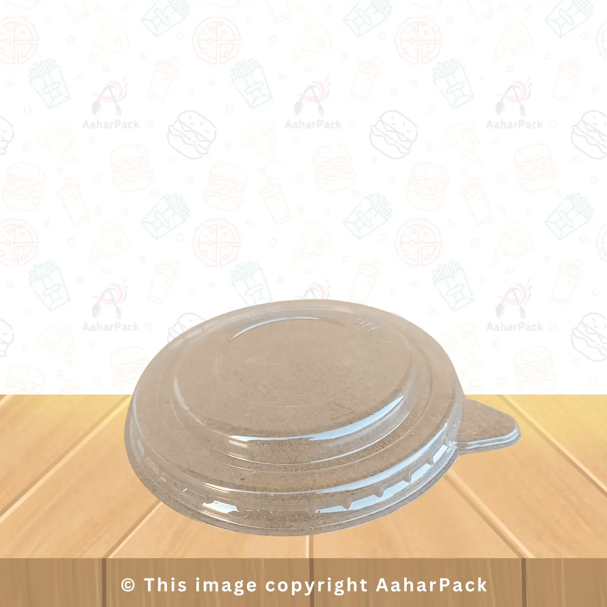 500 ML Kraft Paper Bowls with Plastic Flat Lids – Pack of 1000 | Leak-Proof, Eco-Friendly Bowls for Meals, Salads, and Food Delivery