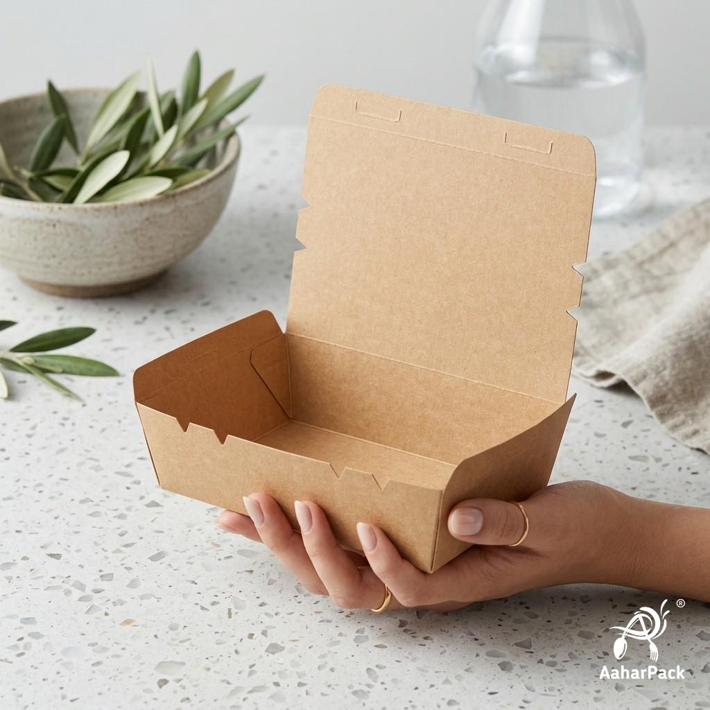 Kraft (Brown) Paper Food Boxes