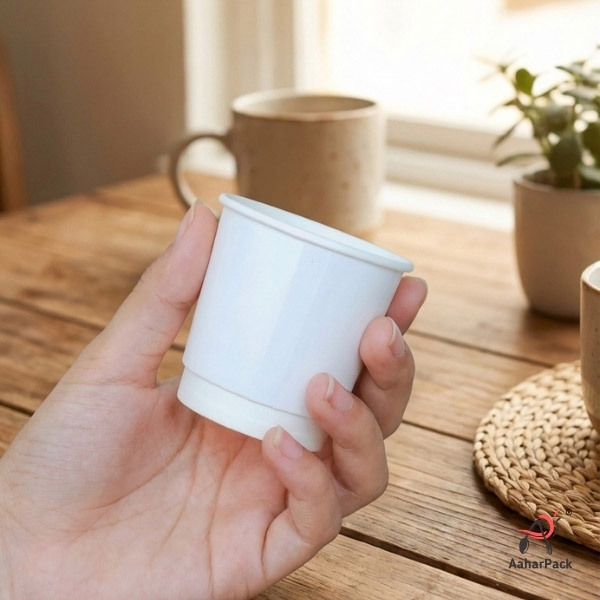 120 ML (4oz) Double Wall White Paper Cups – Pack of 1000 | Premium Disposable Cups