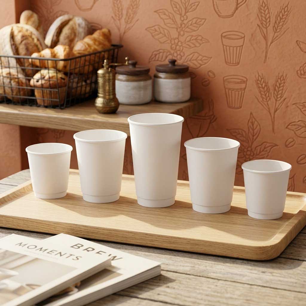 White Double Wall Paper Cup