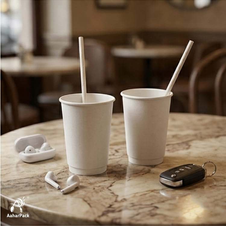 6mm White Paper Straws (Pack of 2700) - Unwrapped Bulk Biodegradable Drinking Straws for Cafes, Restaurants & Events