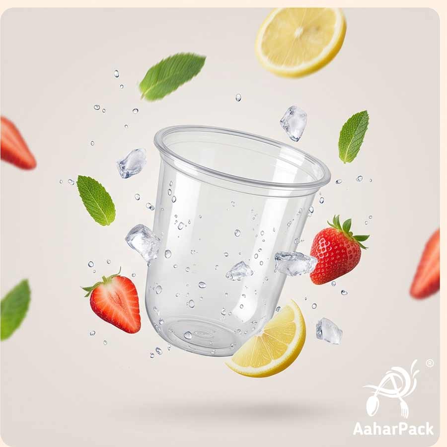 U-Shape PET Plastic Cups